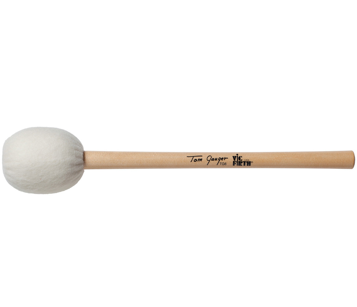 Vic Firth Tom Gauger Bass Drum Beater -- Fortissimo, Vic Firth, Beaters, Maple