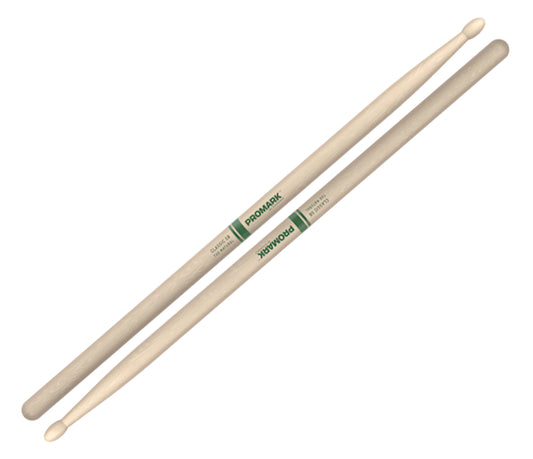 Promark Hickory 5B "The Natural" Wood Tip Drumsticks, Promark, Drumsticks, Hickory, 16.25" x 1.25", Accessories