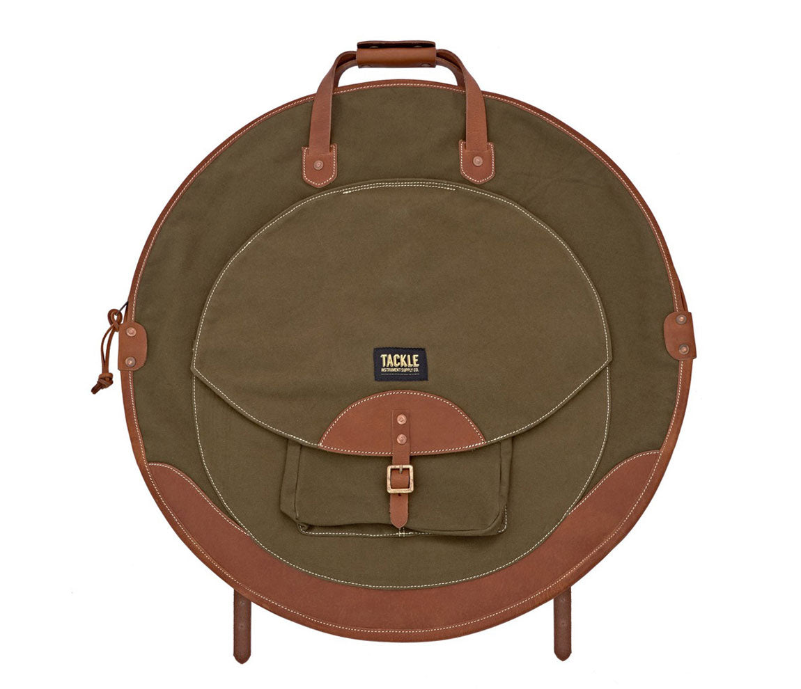 TACKLE 22" BACKPACK CYMBAL BAG (FOREST GREEN), Tackle Instrument Supply Co., Bags & Cases, Cymbal Bags & Cases, Forest Green, 22"