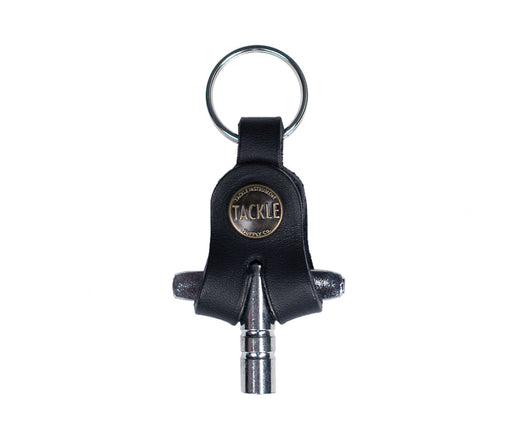 TACKLE LEATHER DRUM KEY (BLACK), Tackle Instrument Supply Co., Leather, Black