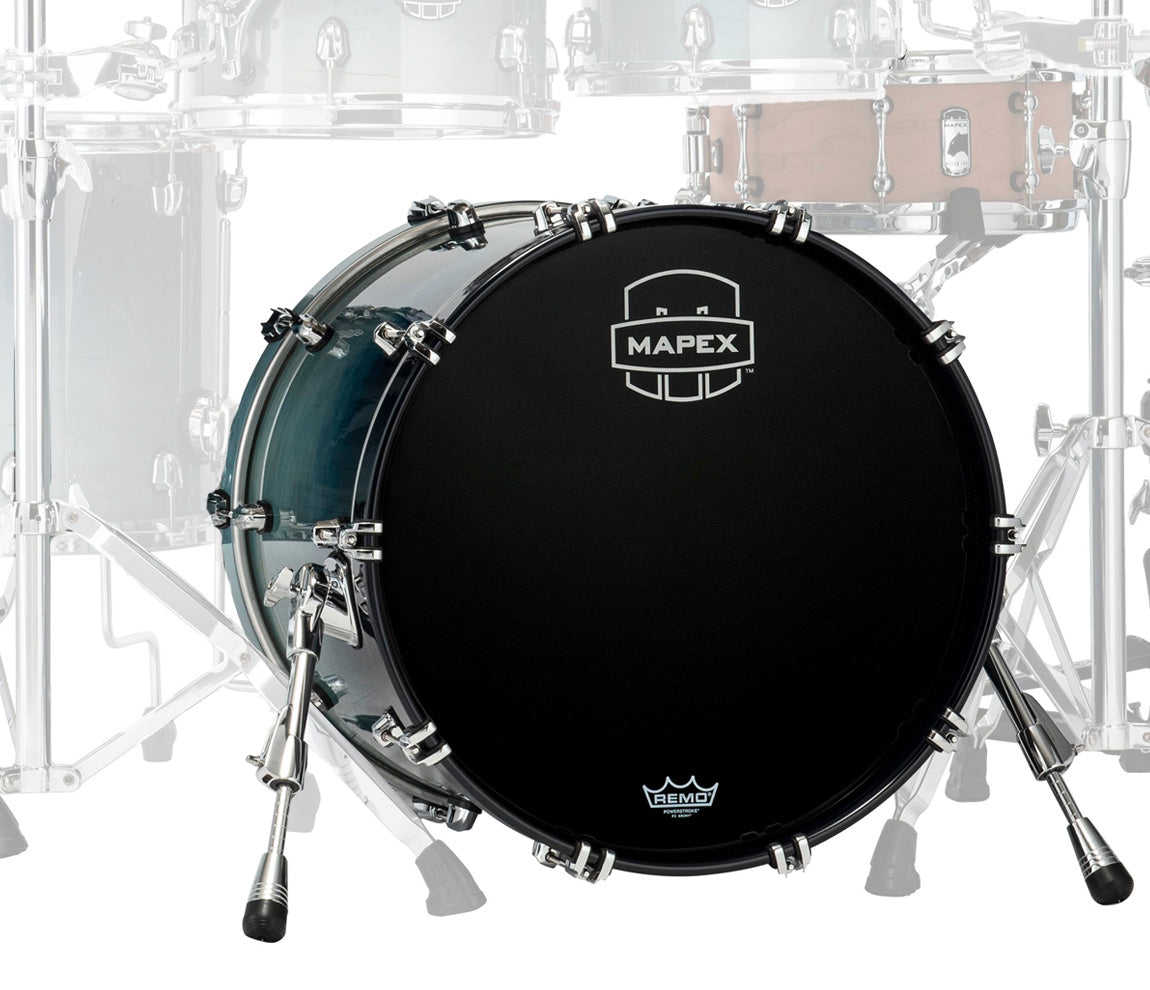 Mapex Saturn Classic 20" x 16" Bass Drum (No Mount) In Teal Blue Fade