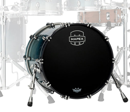Mapex Saturn Classic 20" x 18" Bass Drum (No Mount) In Teal Blue Fade
