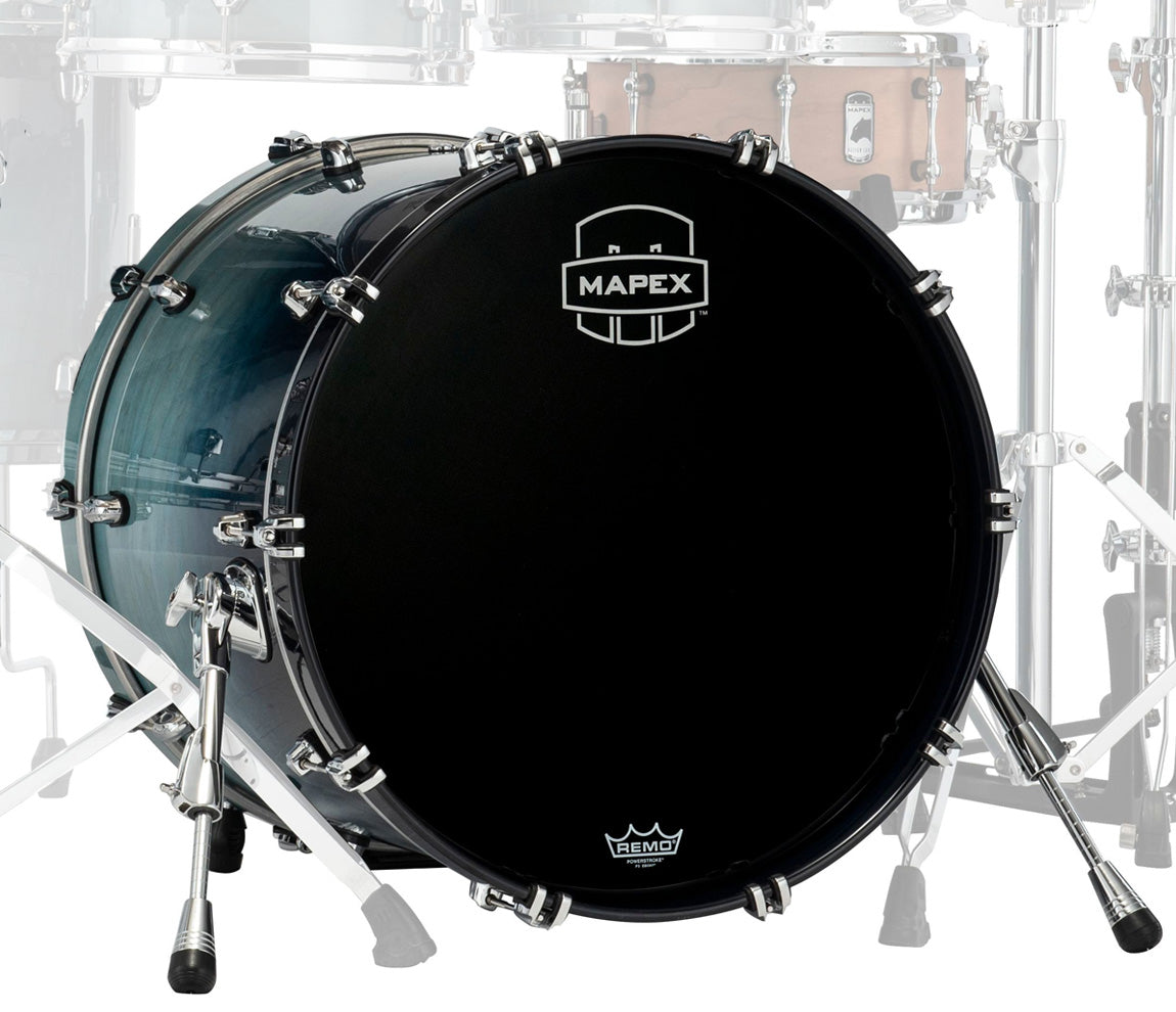 Mapex Saturn Classic 22" x 16" Bass Drum (No Mount) In Teal Blue Fade