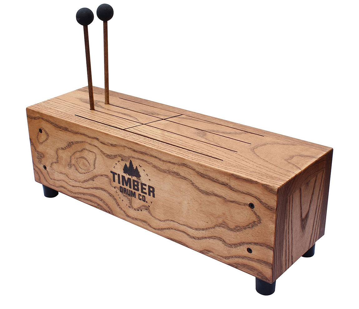 Timber Drum Company Medium American Hardwood Slit Tongue Log Drum