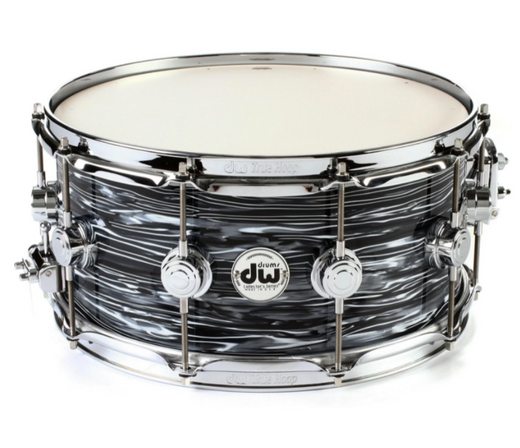 DW Collector's Series All Maple Snare Drum in Black Oyster Finish, Maple, DW, Drum Workshop, Snare Drum, Black Oyster, 14
