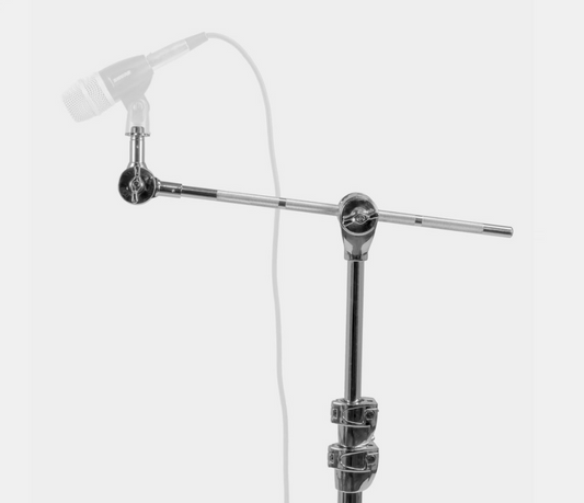 Gibraltar Long Boom With Microphone Holder Attachment - 12.7 Mm Diameter And Gear Tilter 16" - SC-BAMML