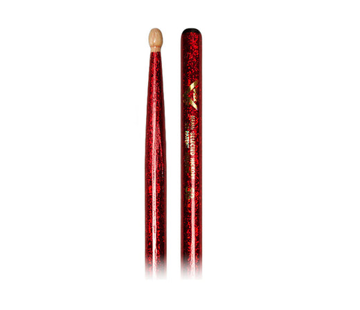 Vater Color Wrap Red Sparkle 5B Drumsticks