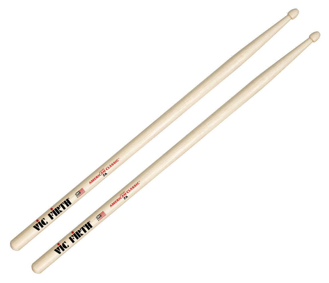 Vic Firth American Classic 7A Wood Tip Drumsticks
