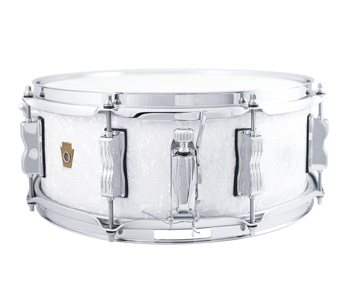 Ludwig Jazz Fest 14" x 5.5" Snare Drum in White Marine Pearl