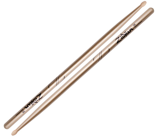 Zildjian 5A Chroma Gold (Metallic Paint) Drum Sticks, Zildjian, Drumsticks, Gold