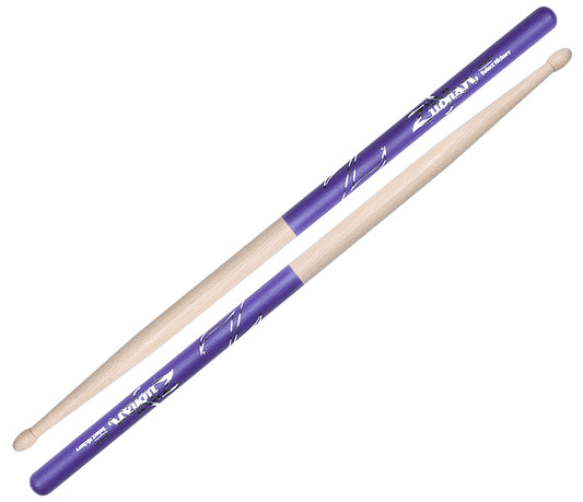Zildjian 5B Purple Dip Drum Sticks