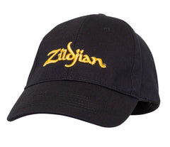 Zildjian Black Baseball Cap With Gold Logo