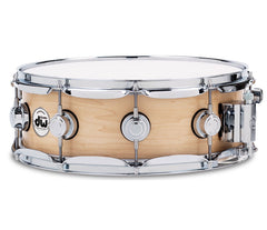 DW Collector's Series All Maple Snare Drum in Natural Satin