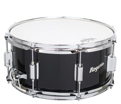 Rogers Powertone 14 x 6.5 Wood Shell Snare Drum in Piano Black w/Beavertail Lugs