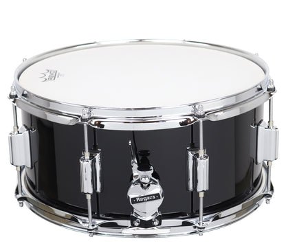 Rogers Powertone 14 x 6.5 Wood Shell Snare Drum in Piano Black w/Beavertail Lugs