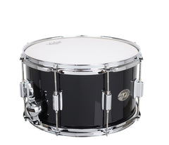 Rogers Powertone 14 x 8 Wood Shell Snare Drum in Piano Black w/Beavertail Lugs
