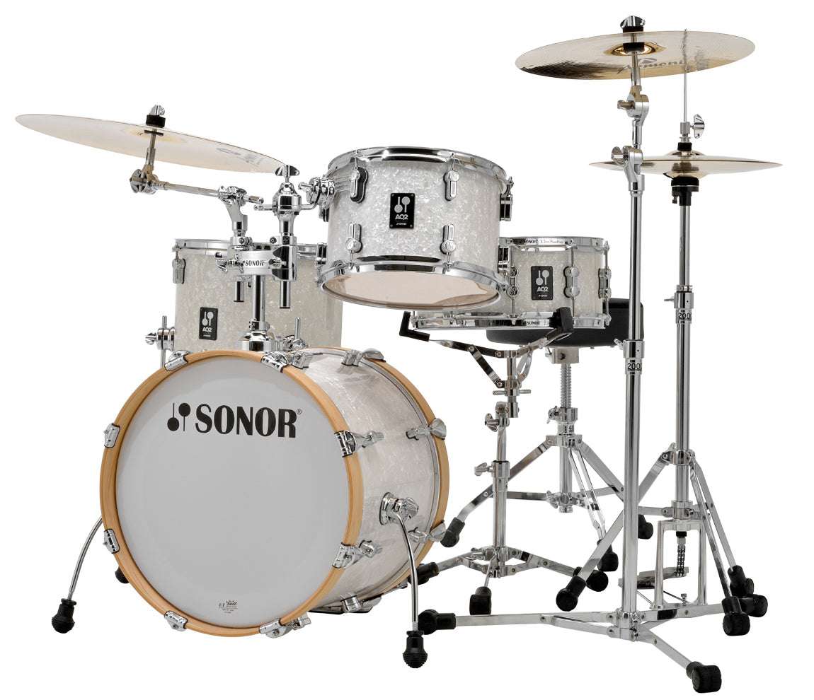 Sonor AQ2 Bop 4-piece In White Pearl Finish inc Holder