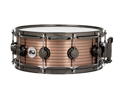 DW Collectors Series Snare Drum in Vintage Copper over Steel