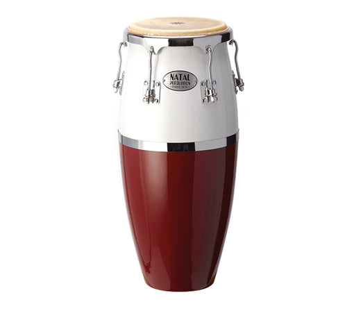 Natal Fibreglass Conga - Red-White, Natal, Conga, Red and White, Percussion Instruments