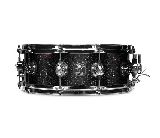 Natal Originals Maple 14" x 5.5" Snare Drum in Black Metallic, Natal, Snare Drum, Black Metallic, 14" x 5.5", Drum Lounge