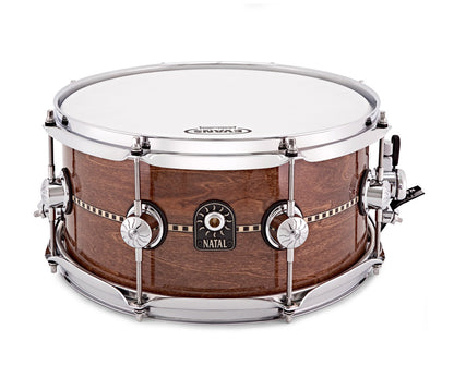 Natal 13" x 6.5" Tulipwood Gloss Inlay Snare Drum, Natal, Snare Drum, Tulipwood, Gloss, 13" x 6.5", Drum Lounge
