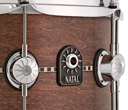 Natal 13" x 6.5" Tulipwood Satin Inlay Snare Drum, Natal, Snare Drum, Tulipwood, Satin, 13" x 6.5", Drum Lounge
