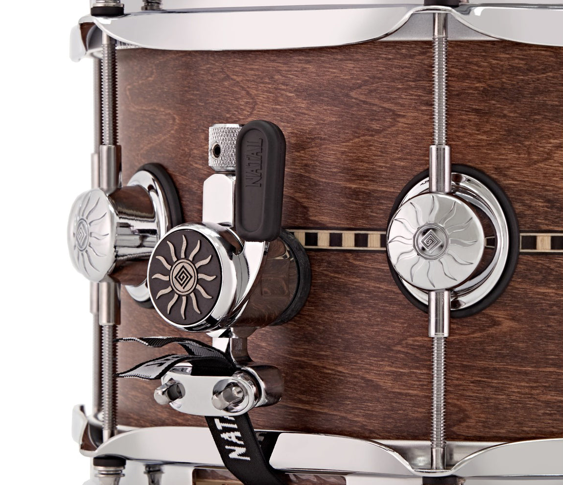 Natal 13" x 6.5" Tulipwood Satin Inlay Snare Drum, Natal, Snare Drum, Tulipwood, Satin, 13" x 6.5", Drum Lounge