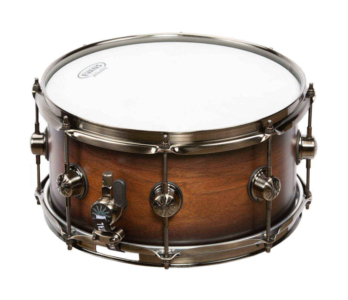 Natal Originals Walnut 13" x 5.5" Snare Drum in Vintage Burst, Natal, Snare Drum, Vintage Burst, Walnut, 13" x 5.5", Drum Lounge
