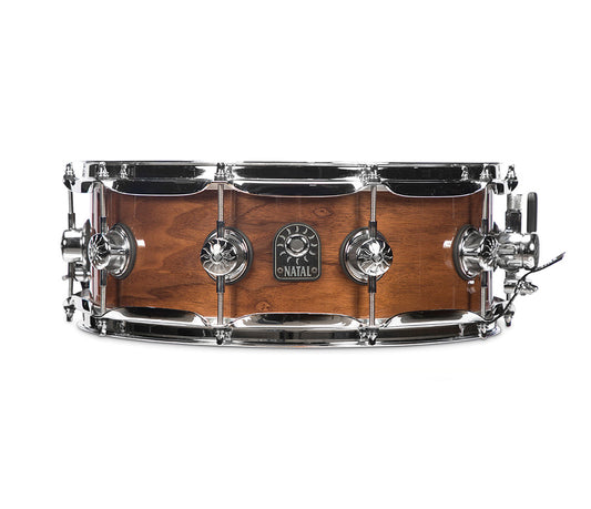 Natal Originals Walnut 14" x 5.5" Snare Drum in Natural Walnut, Natal, Snare Drum, Natural Walnut, 14" x 5.5", Drum Lounge