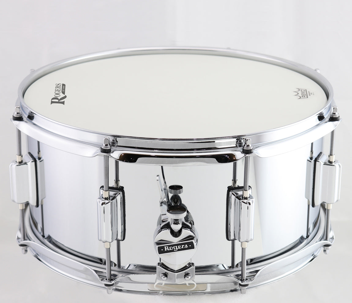Rogers Powertone 14" x 6.5" Steel Shell Snare Drum w/Beavertail Lugs