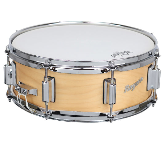 Rogers Powertone 14 x 5 Wood Shell Snare Drum in Satin Natural 